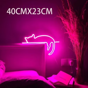 Neon Light-emitting Cat LED Light