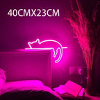 Neon Light-emitting Cat LED Light