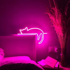 Neon Light-emitting Cat LED Light
