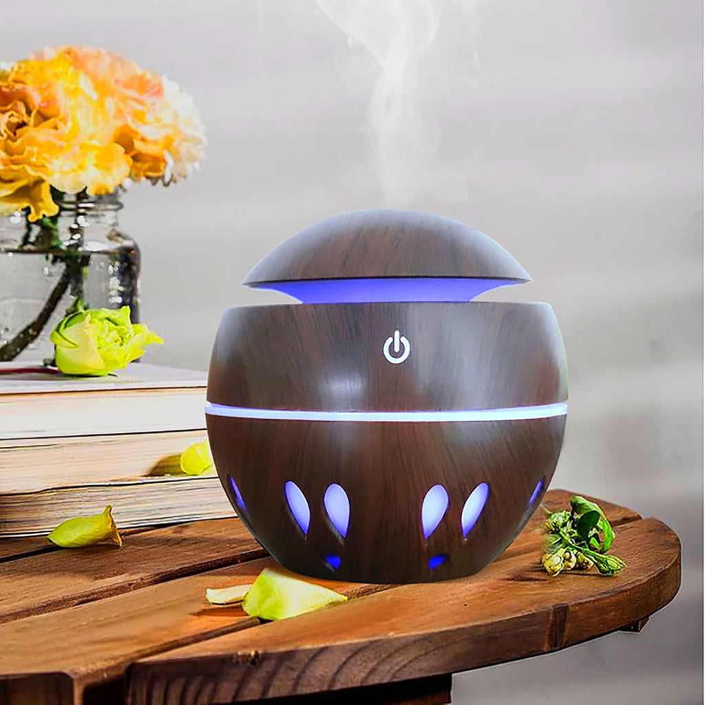 USB Aroma Essential Oil Ultrasonic Cold Steam Diffuser Air Humidifier