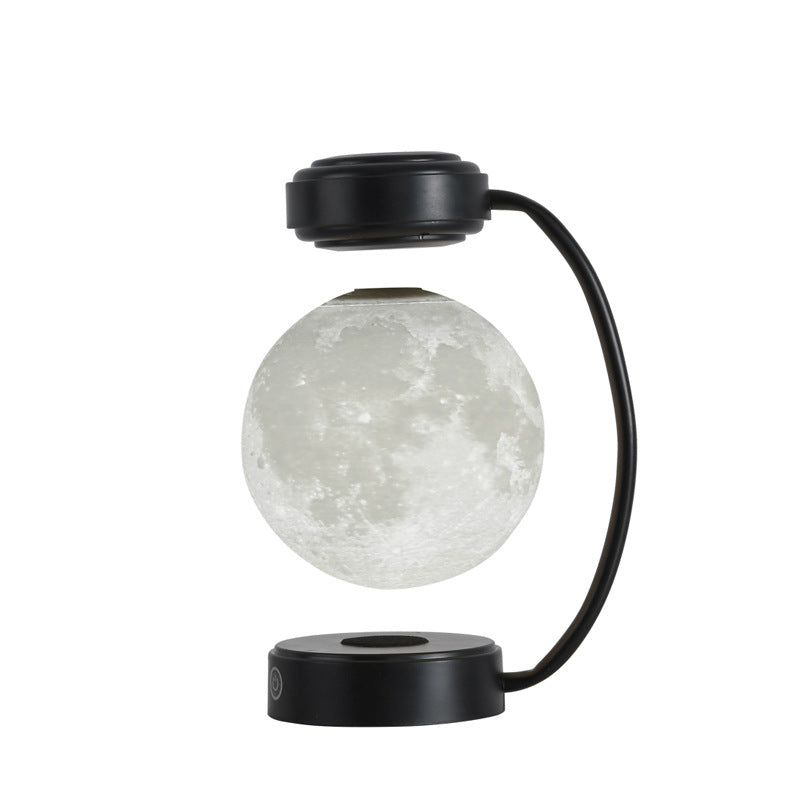 3D LED Levitating Moon Night Light – Magnetic Floating Rotating Lamp