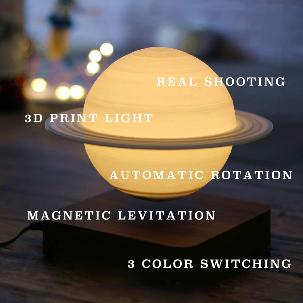 Levitating Moon Lamp – Floating LED Night Light