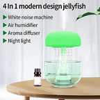 Cloud Rain Jellyfish Humidifier – Ultrasonic Aroma Diffuser with 7-Color Ambient Light