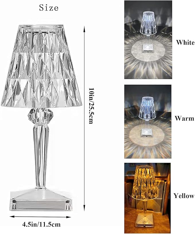 Crystal Touch Table Lamp