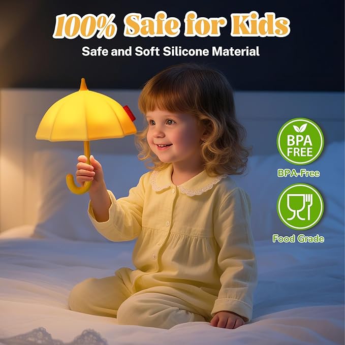 Mini Umbrella Magnetic Silicone Light