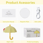 Mini Umbrella Magnetic Silicone Light