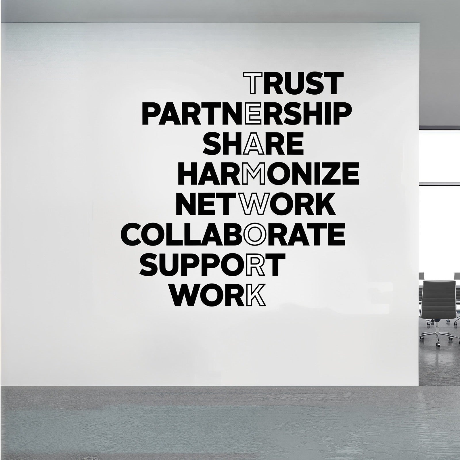 Teamwork Wall Motivational Decor.