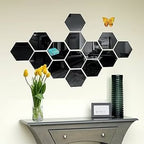 Hexagon Style Acrylic Mirror - Modern Home Decoration