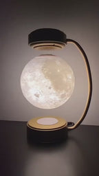 3D LED Levitating Moon Night Light – Magnetic Floating Rotating Lamp